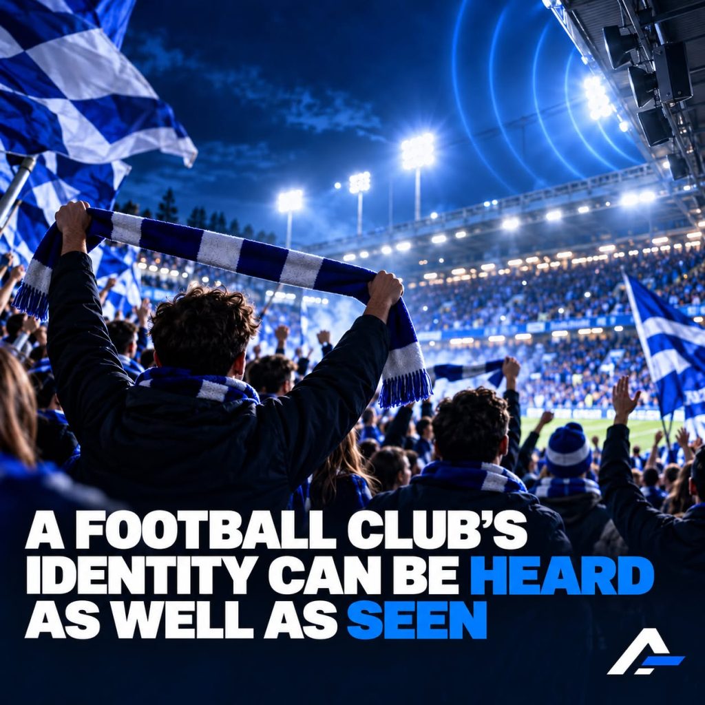 A football club’s identity can be heard as well as seen